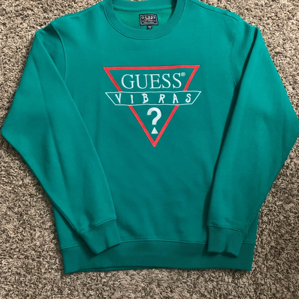 Guess x J Balvin Vibras Faded Crewneck Sweatshirt